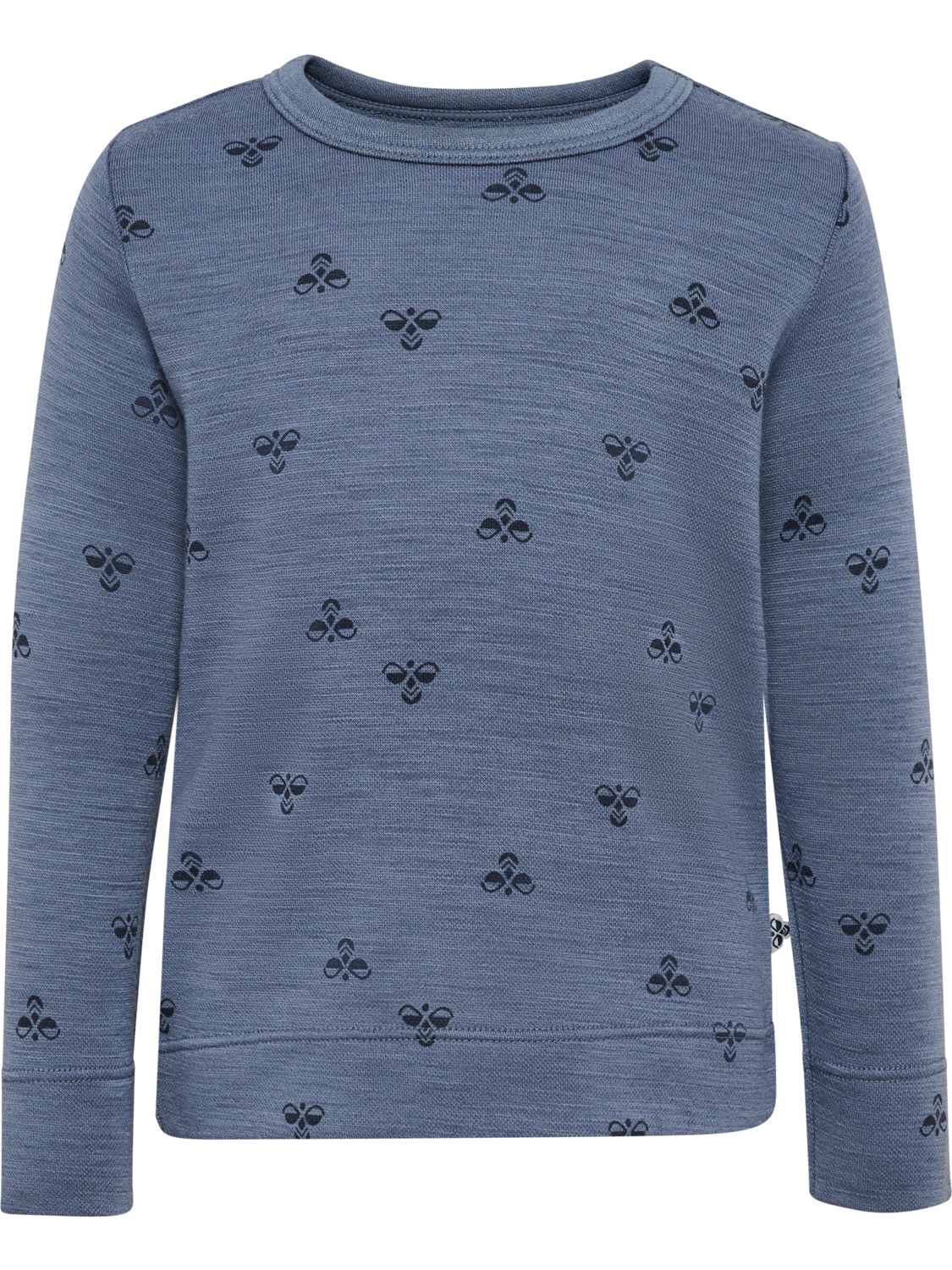 hmlMINI WOOL T-SHIRT L/S, FLINT STONE, packshot