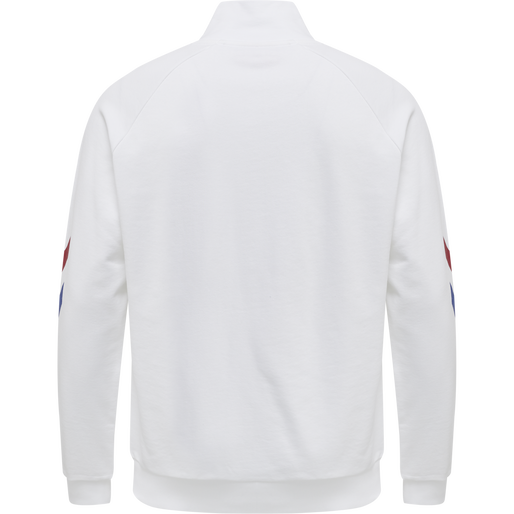 hmlIC DURBAN HALF ZIP SWEATSHIRT, WHITE, packshot