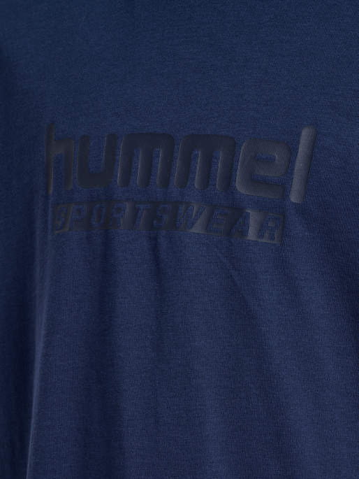 hmlJR BASE T-SHIRT S/S, DRESS BLUES, packshot
