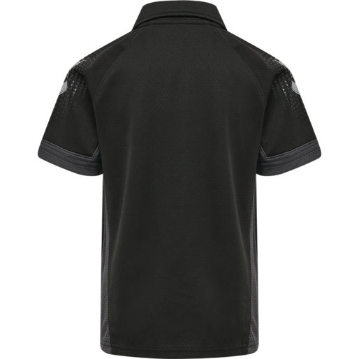 hmlLEAD FUNCTIONAL KIDS POLO, BLACK, packshot