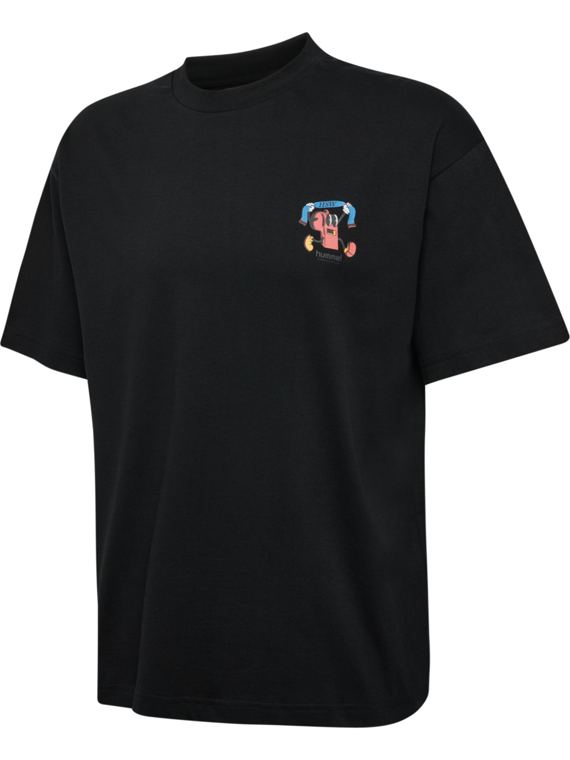 hmlLOOSE T-SHIRT S/S WHISTLE, BLACK, packshot