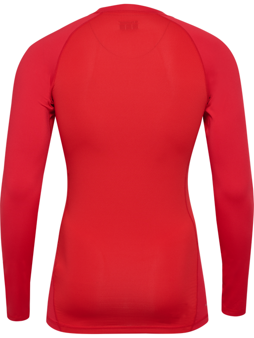 hmlBL PERFORMANCE TEE L/S, TRUE RED, packshot
