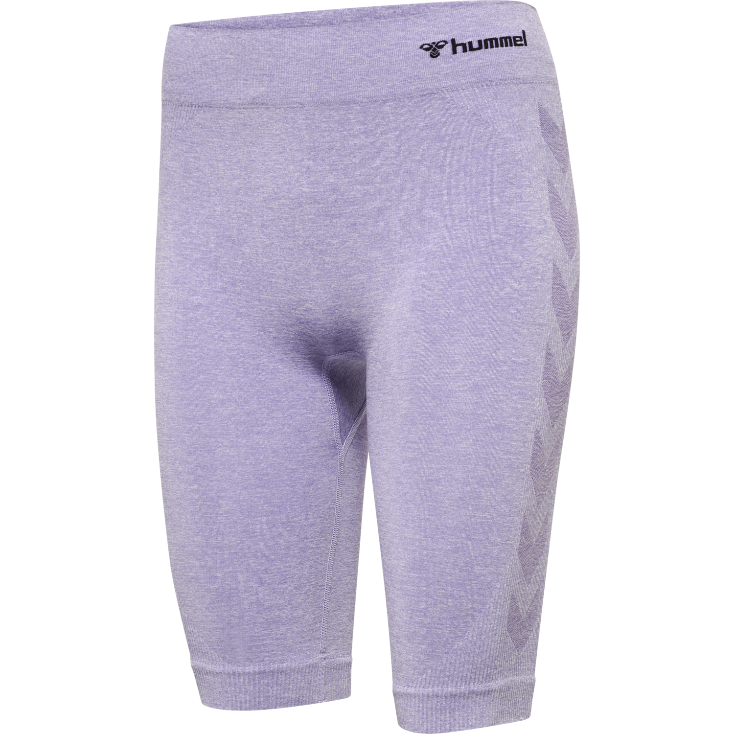 hmlCI SEAMLESS CYCLING SHORTS, LAVENDER MELANGE, packshot