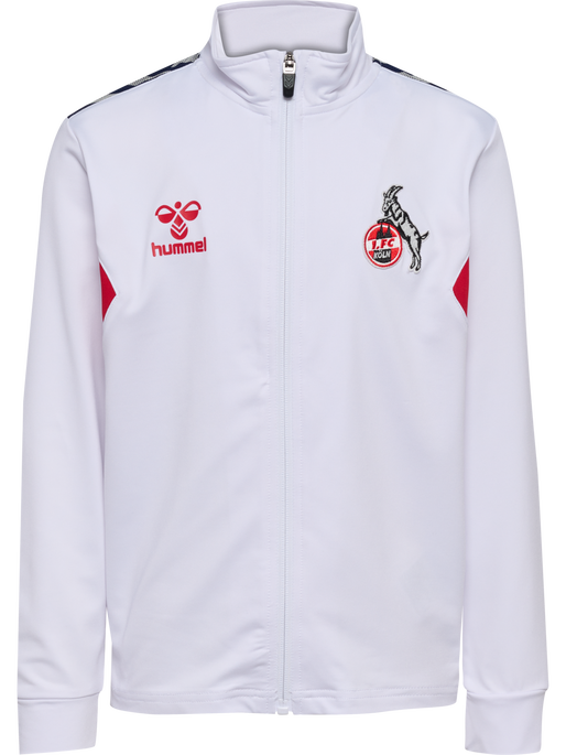 1FCK 23/24 LINE UP JACKET KIDS, WHITE/TRUE RED, packshot