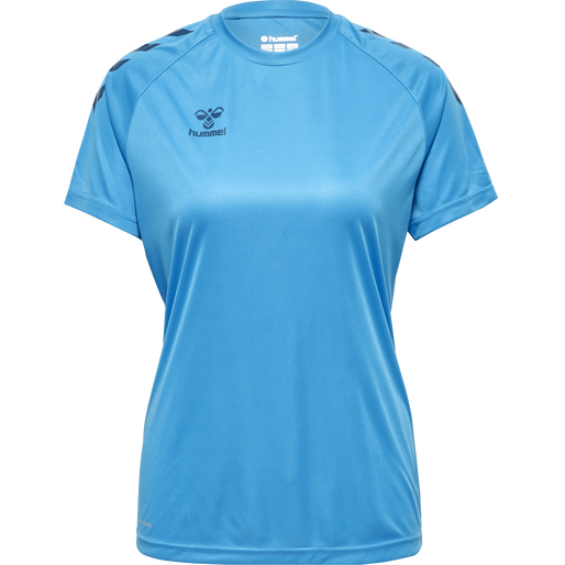 hmlCORE XK CORE POLY TEE  S/S WOMAN, BLUE DANUBE hmlCORE XK CORE POLY TEE  S/S WOMAN, BLUE DANUBE, packshot