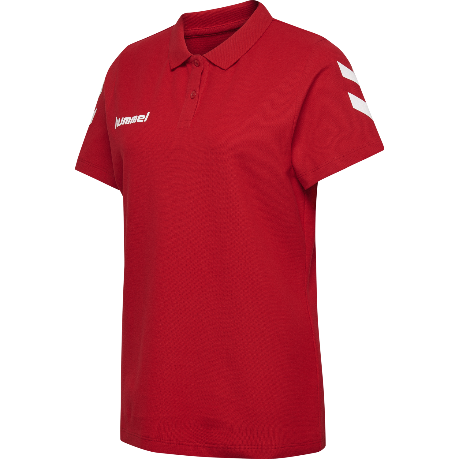 HMLGO COTTON POLO WO, TRUE RED, packshot
