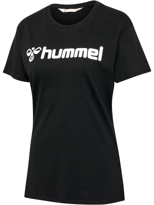 hmlGO 2.0 LOGO T-SHIRT S/S WOMAN, BLACK hmlGO 2.0 LOGO T-SHIRT S/S WOMAN, BLACK, packshot