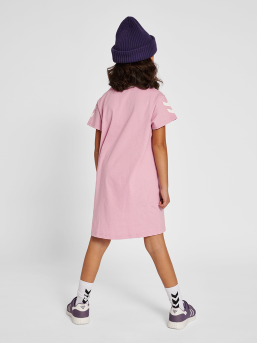 Girls pink shirt dress new arrivals
