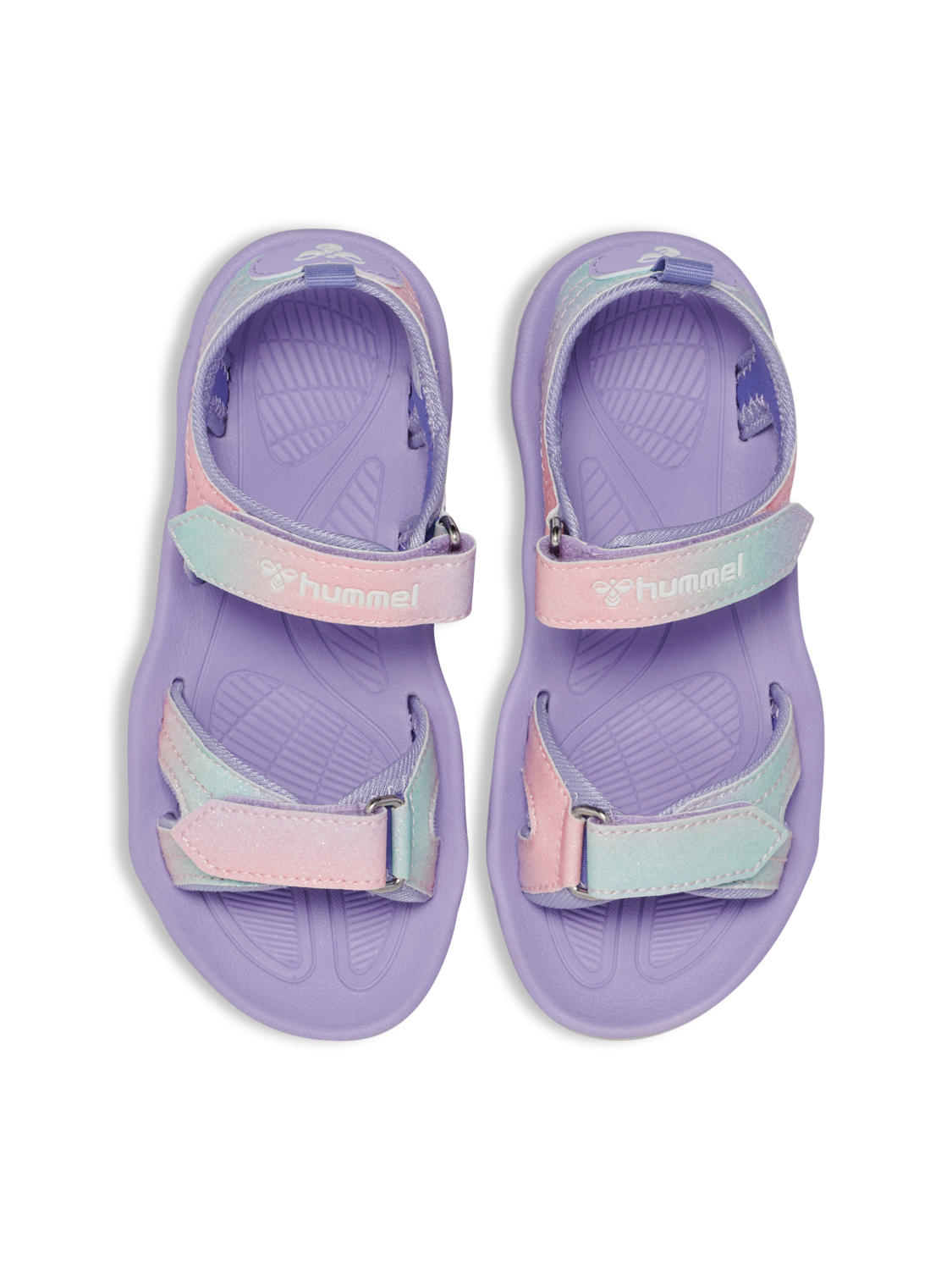SANDAL GLITTER JR, MULTI COLOR PINK, packshot