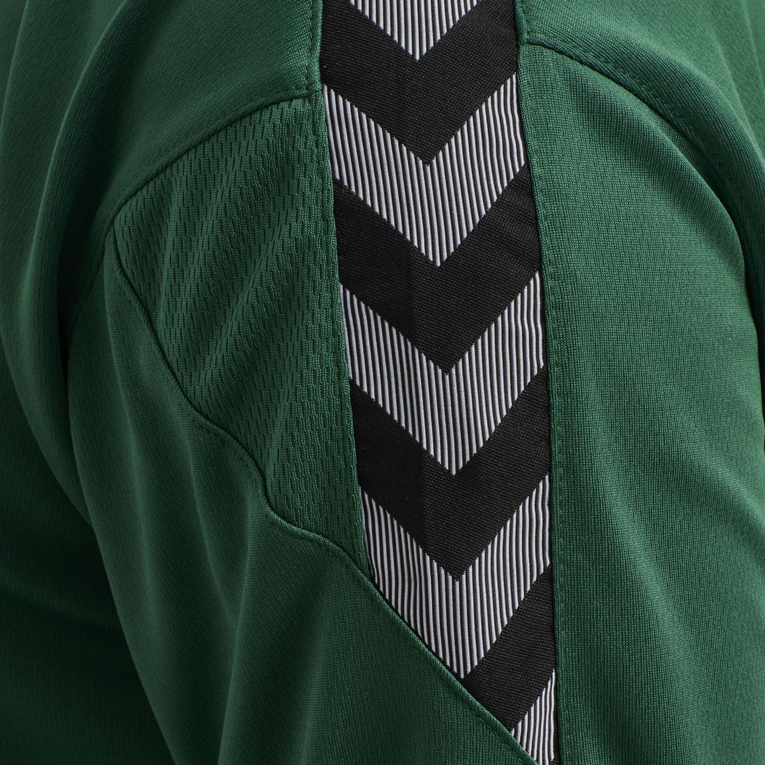 hmlAUTHENTIC POLY JERSEY L/S, EVERGREEN, packshot