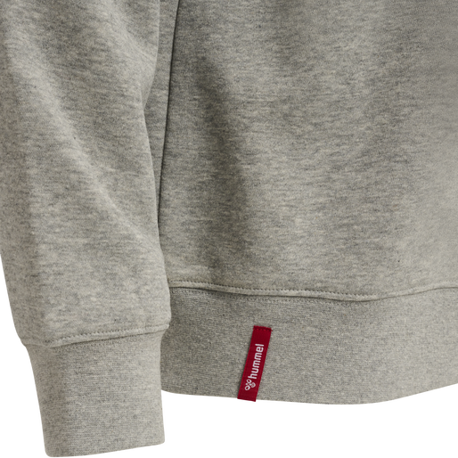 hmlRED CLASSIC SWEATSHIRT, GREY MELANGE hmlRED CLASSIC SWEATSHIRT, GREY MELANGE, packshot