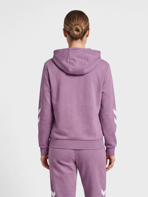 hmlLEGACY 2.0 W HOODIE, GRAPEADE, model