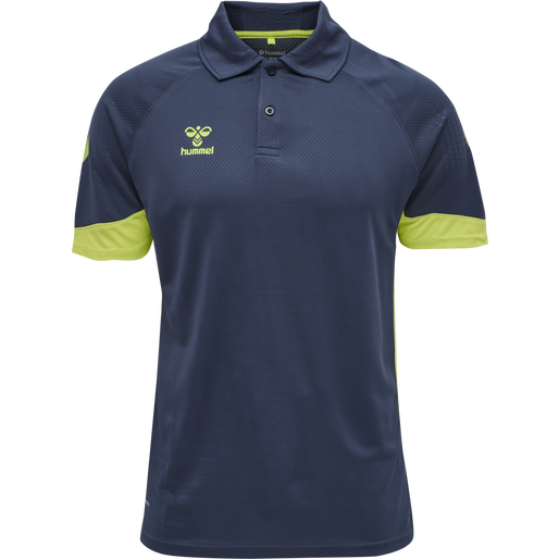 hmlLEAD FUNCTIONAL KIDS POLO, DARK DENIM, packshot