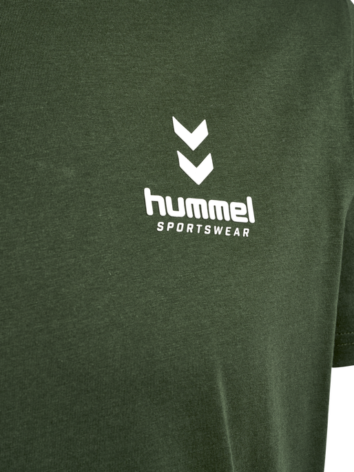 hmlDYLAN T-SHIRT, RIFLE GREEN, packshot