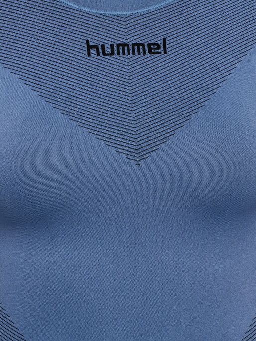 HUMMEL FIRST SEAMLESS JERSEY L/S W, BEL AIR BLUE, packshot