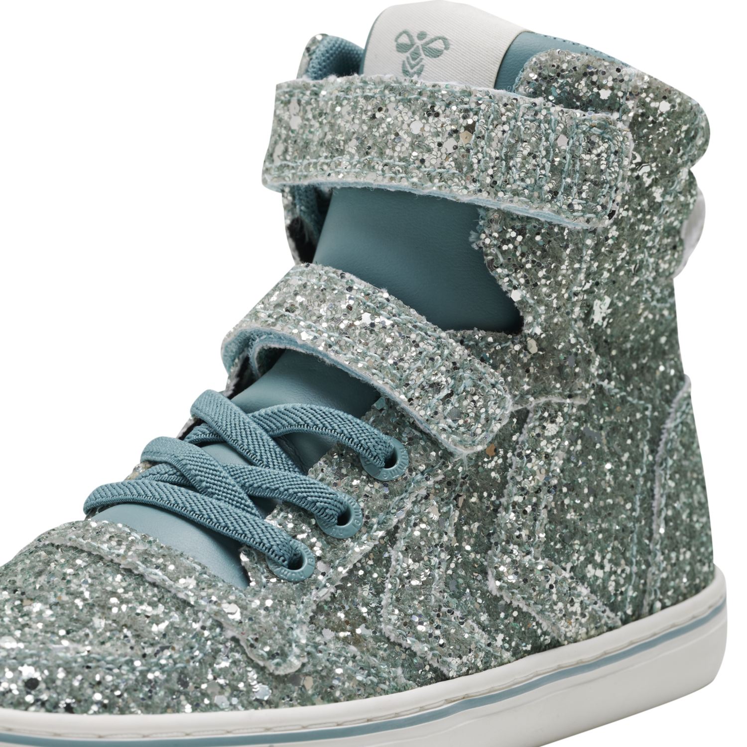SLIMMER STADIL GLITTER JR, MINERAL BLUE, packshot