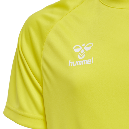 hmlCORE XK CORE POLY TEE S/S KIDS, BLAZING YELLOW, packshot