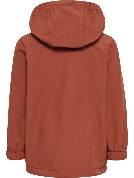hmlMARS TEX MINI SOFTSHELL JACKET, COPPER BROWN, packshot