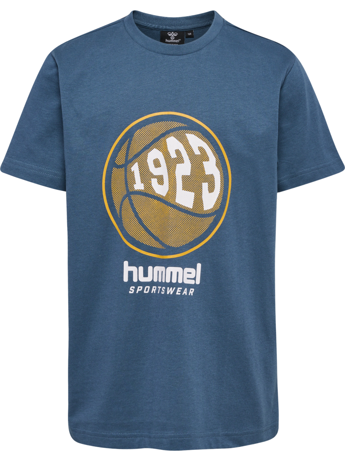 hmlLEO T-SHIRT S/S, BERING SEA, packshot