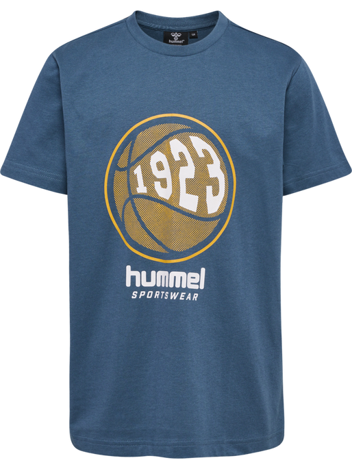 hmlLEO T-SHIRT S/S, BERING SEA hmlLEO T-SHIRT S/S, BERING SEA, packshot