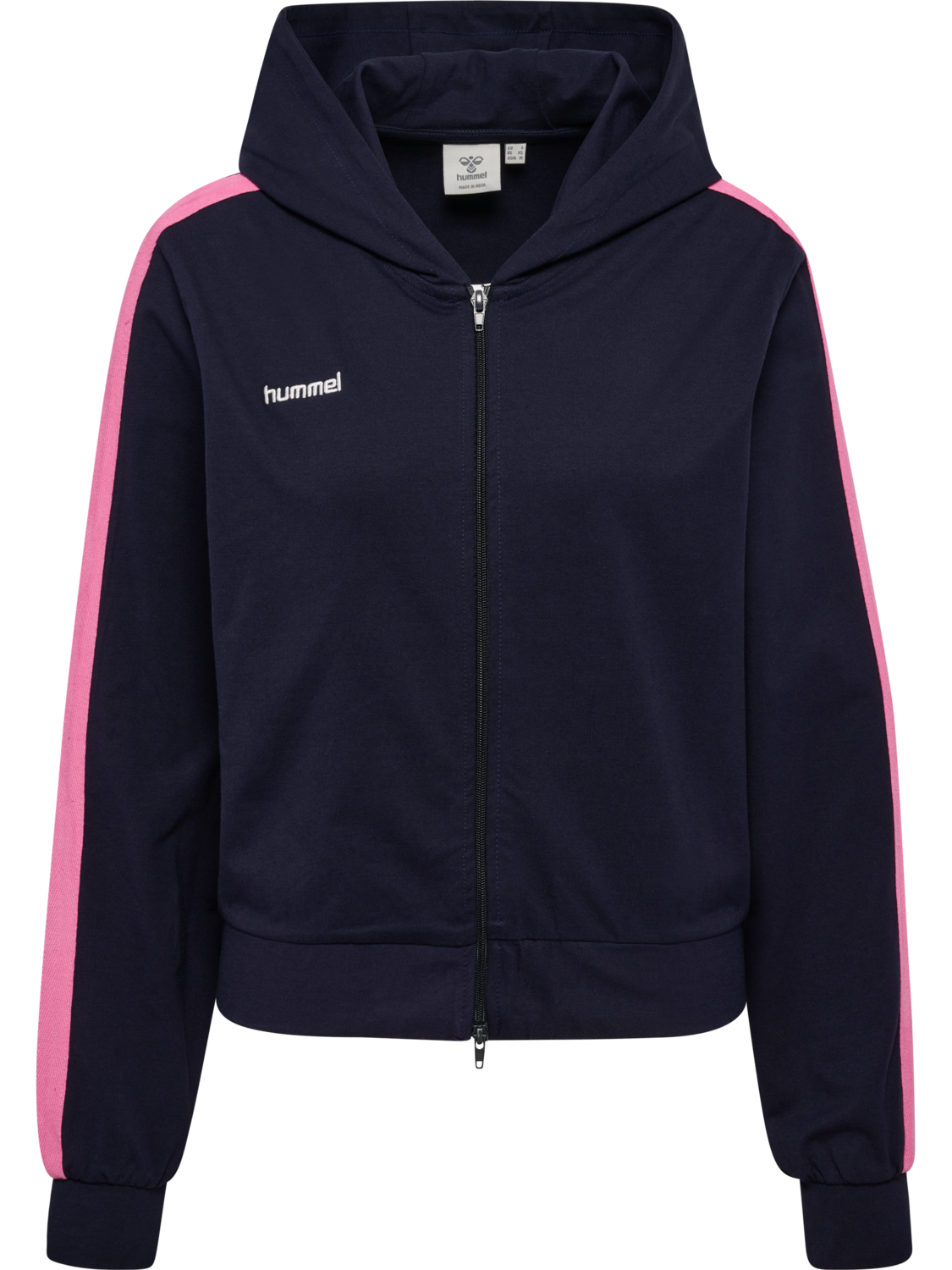 hmlI-D EASY ZIP HOODIE, NIGHT SKY, packshot