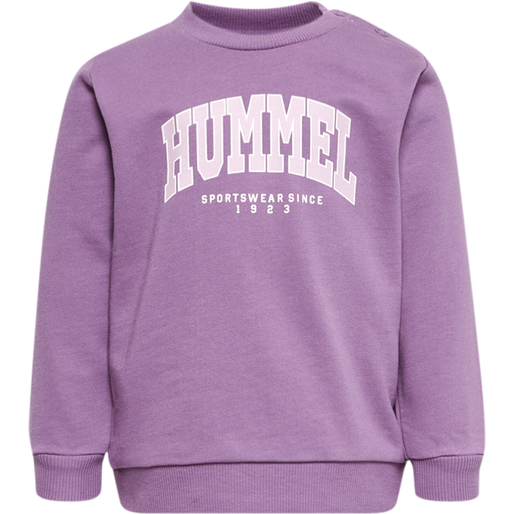 hmlFAST LIME SWEATSHIRT, ARGYLE PURPLE, packshot