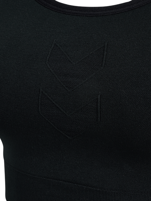 hmlHIIT SEAMLESS BRA, BLACK hmlHIIT SEAMLESS BRA, BLACK, packshot