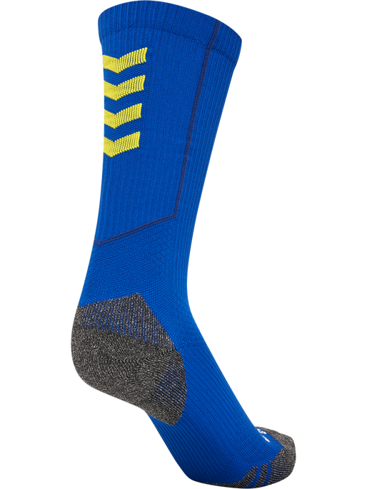 hmlPRO TRAINING SOCKS HIGH, TRUE BLUE/BLAZING YELLOW hmlPRO TRAINING SOCKS HIGH, TRUE BLUE/BLAZING YELLOW, packshot