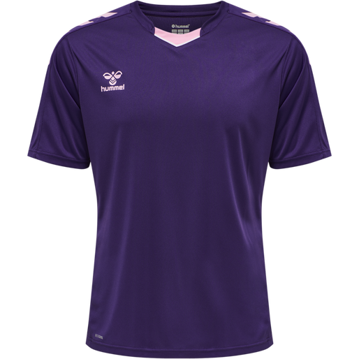 hmlCORE XK POLY JERSEY S/S, ACAI, packshot