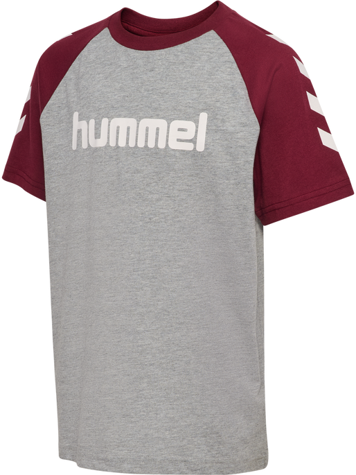 hmlJR LOGO T-SHIRT S/S, CHOCOLATE TRUFFLE hmlJR LOGO T-SHIRT S/S, CHOCOLATE TRUFFLE, packshot