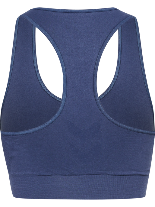 hmlTIF SEAMLESS SPORTS TOP, BLUE INDIGO, packshot