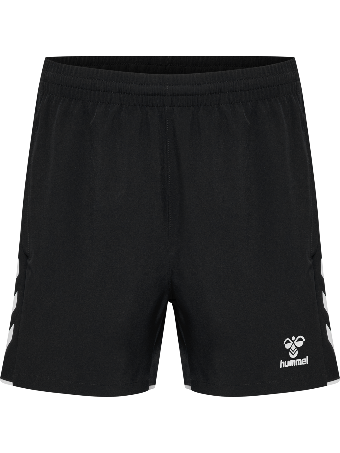 hmlCORE 2.0 WOVEN SHORTS WOMAN, BLACK/WHITE, packshot