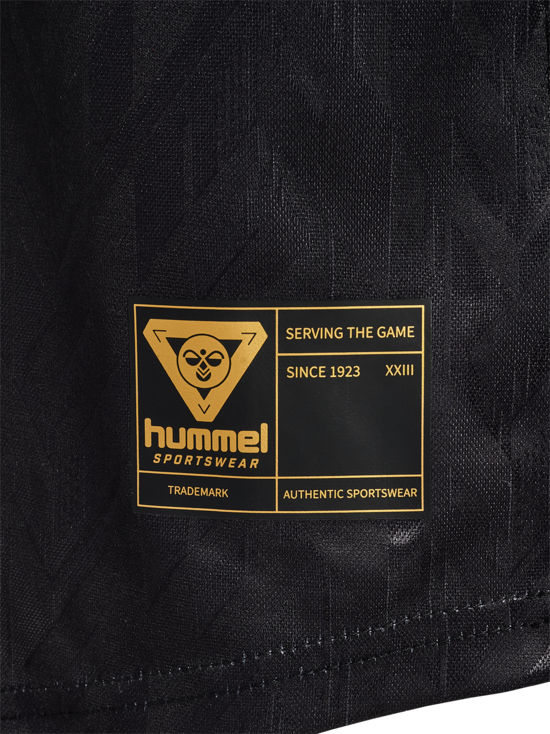 hmlJR LOOSE BAY SOCCER JERSEY L/S, BLACK, packshot