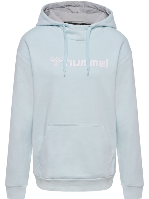 hmlMOVER COTTON HOODIE WOMAN, BABY BLUE, packshot