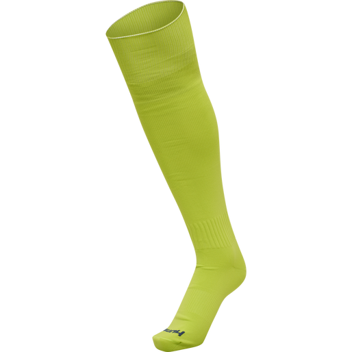 hmlPROMO FOOTBALL SOCK, LIME PUNCH, packshot