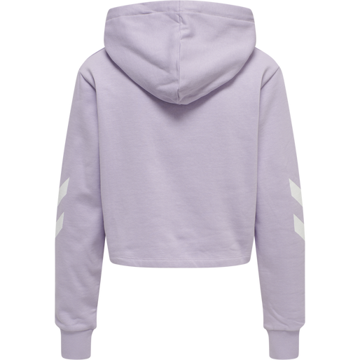 hmlLEGACY WOMAN CROPPED HOODIE, PASTEL LILAC, packshot