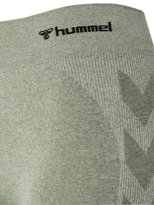 hmlCI SEAMLESS MID WAIST TIGHTS, SEAGRASS MELANGE, packshot