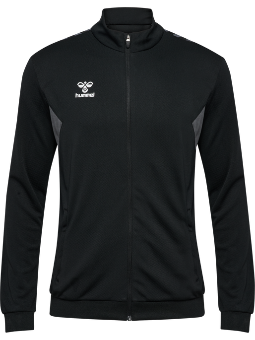 hmlAUTHENTIC PL ZIP JACKET, BLACK, packshot