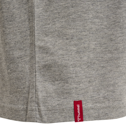 hmlRED BASIC T-SHIRT S/S, GREY MELANGE hmlRED BASIC T-SHIRT S/S, GREY MELANGE, packshot