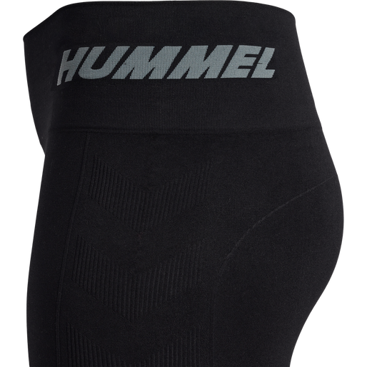 hmlTE PACE SEAMLESS HW TIGHTS PLUS, BLACK, packshot