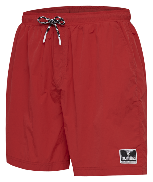 hmlVEJR OVERSIZED SHORTS, TRUE RED, packshot