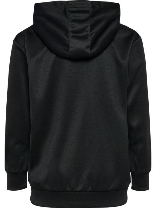 hmlLOGO HOODIE KIDS, BLACK, packshot