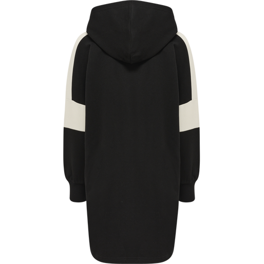 hmlMARLEE HOODIE DRESS, BLACK hmlMARLEE HOODIE DRESS, BLACK, packshot