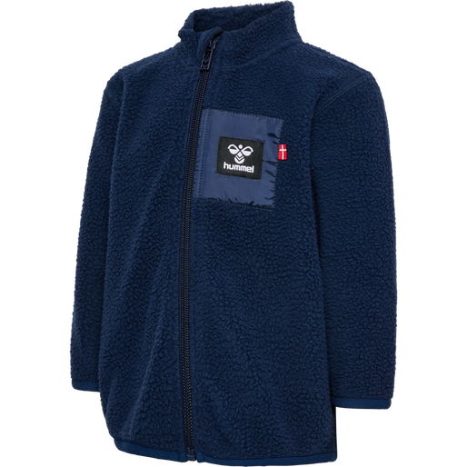 hmlATLAS ZIP JACKET, BLACK IRIS, packshot