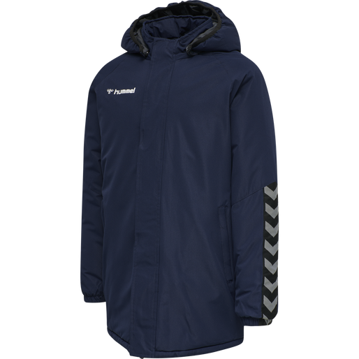 hmlAUTHENTIC KIDS BENCH JACKET, MARINE, packshot