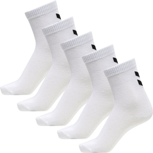 hmlMAKE MY DAY SOCK 5-PACK, BRIGHT WHITE, packshot