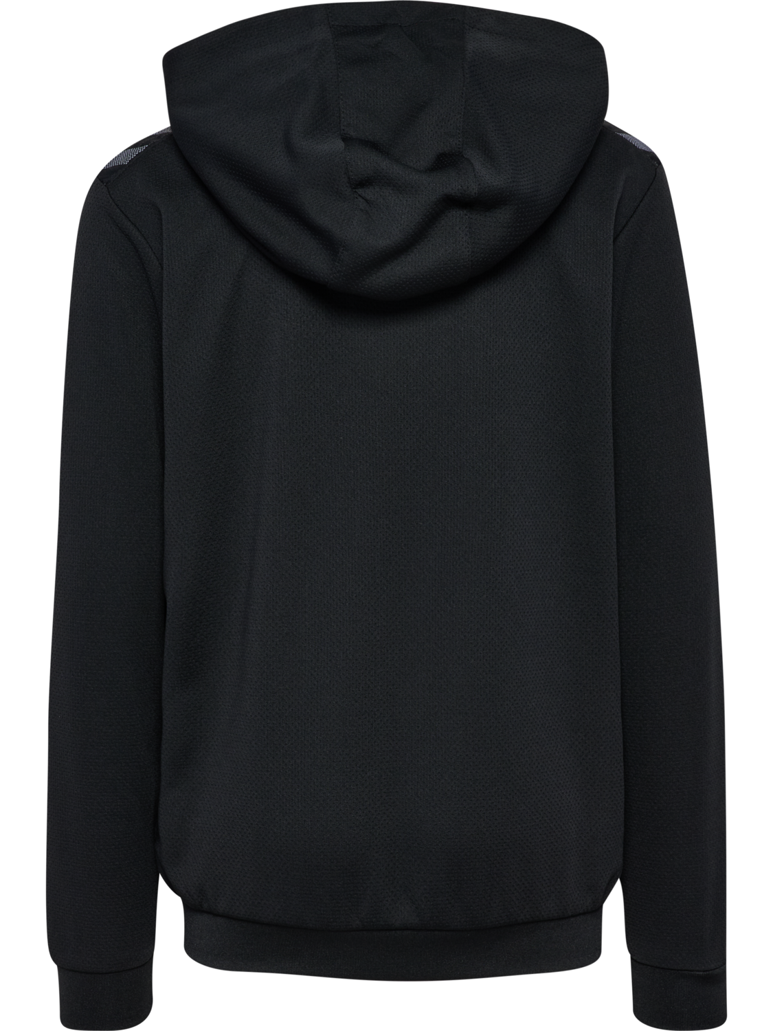 hmlAUTHENTIC PL ZIP HOODIE KIDS, BLACK, packshot