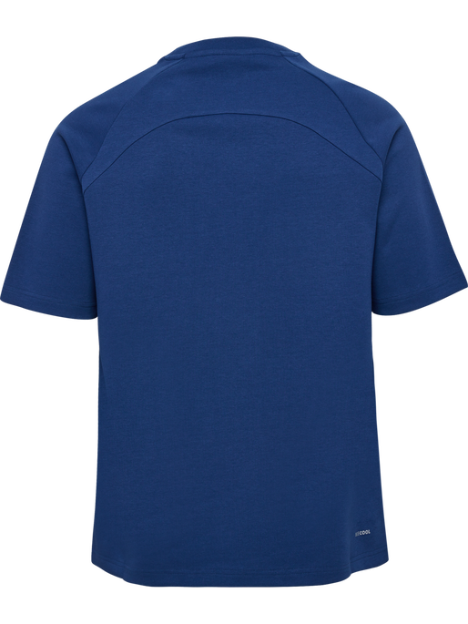 hmlTECH LOOSE T-SHIRT, ESTATE BLUE, packshot