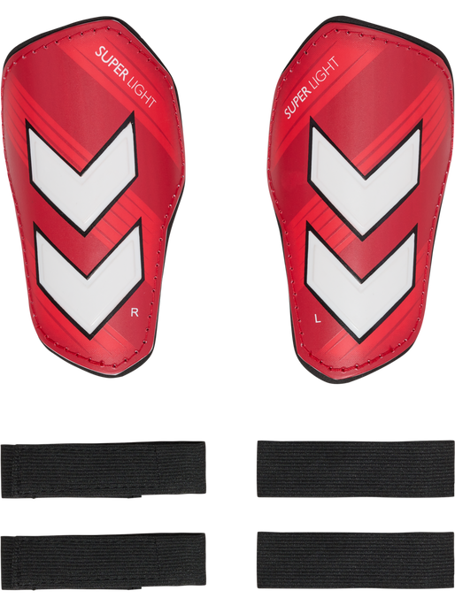 hmlSHIN GUARDS SUPER LIGHT, POMPEIAN RED, packshot