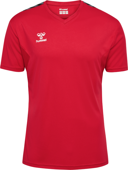 hmlAUTHENTIC PL JERSEY S/S, TRUE RED hmlAUTHENTIC PL JERSEY S/S, TRUE RED, packshot